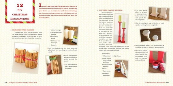 12 DAys of Christmas with Six Sisters Sample Page Spread