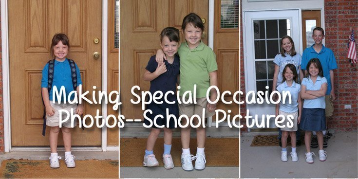 Making Special Occasion Photos–School Pictures