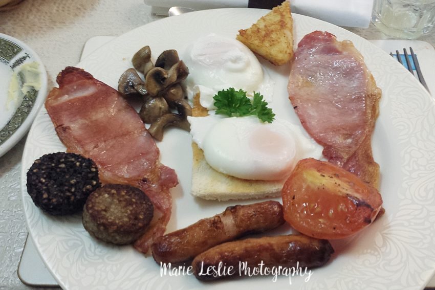 irish breakfast at belvedere lodge