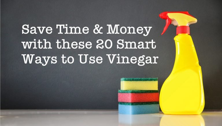 Save Time & Money with these 20 Smart Ways to Use Vinegar
