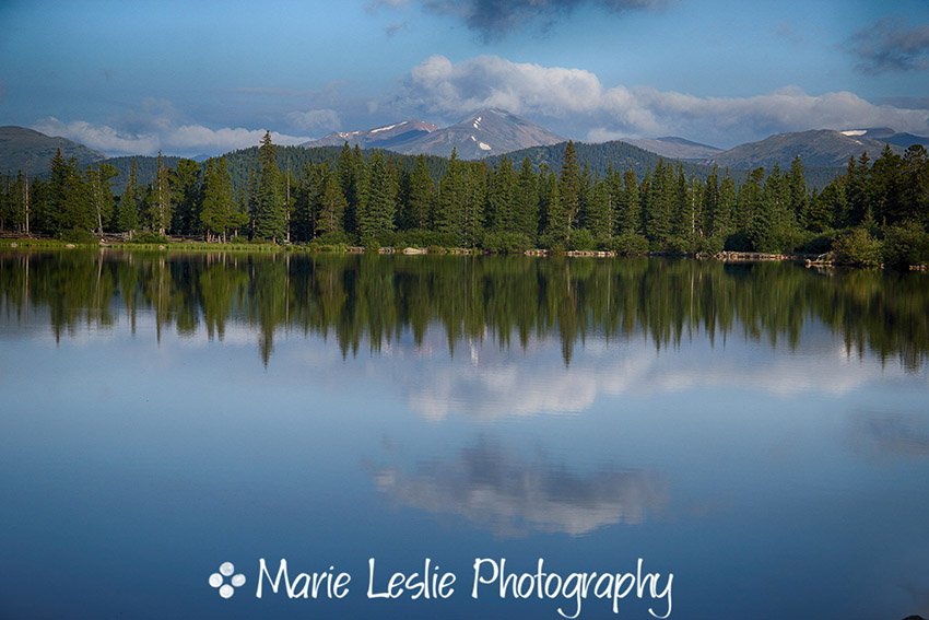Echo Lake and Alpine Peak