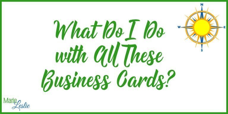 What Do I Do with All These Business Cards?