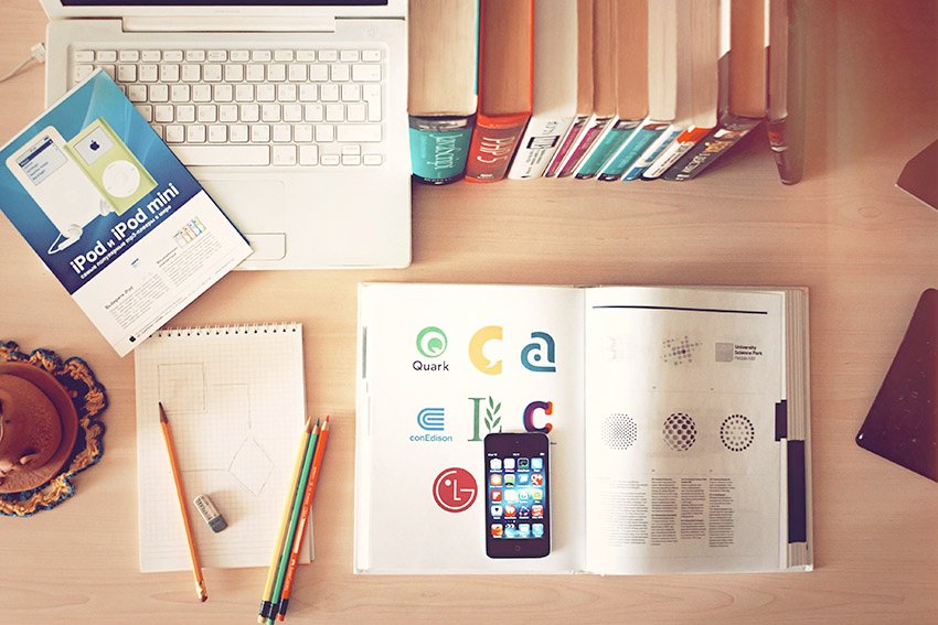 Image of a desk top