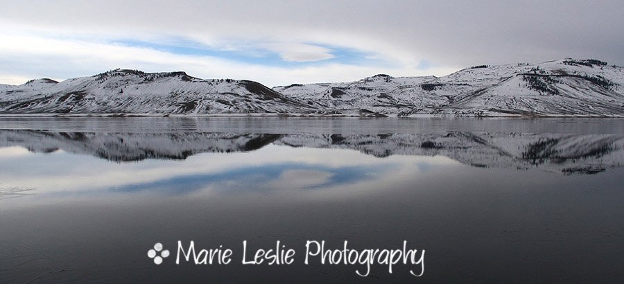 Wintry Reflections, Blue Mesa Reservoir, Gunnison, Colorado