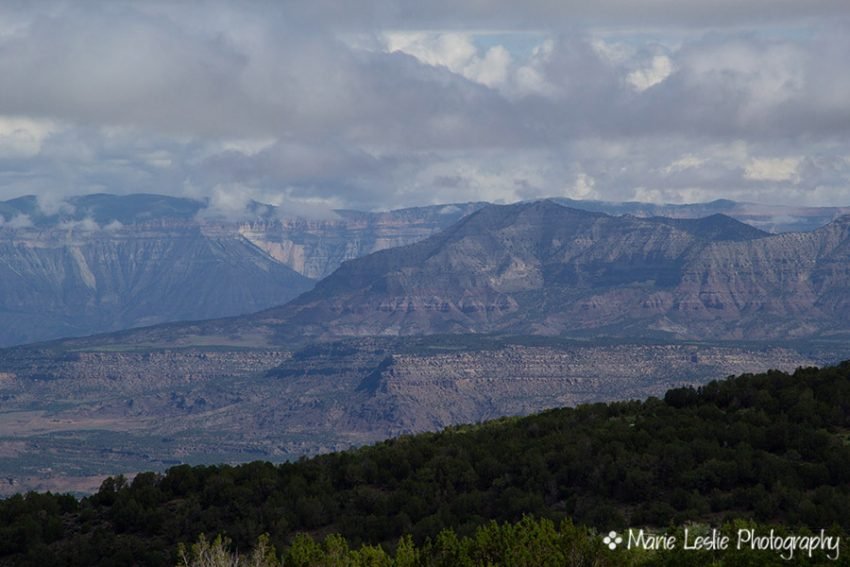 Looking north from the Grand Mesa