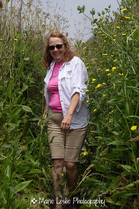 hiking to the beach