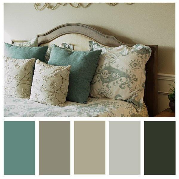 choose a color palette from decor