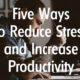 Five Ways to Reduce Stress and Increase Productivity