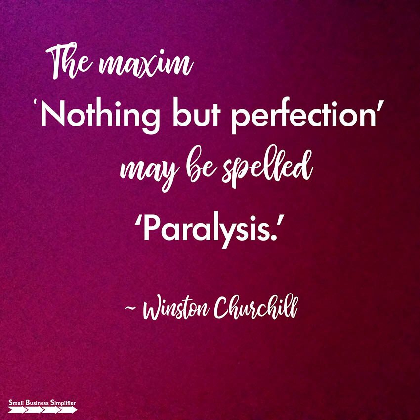 the maxim nothing but perfection