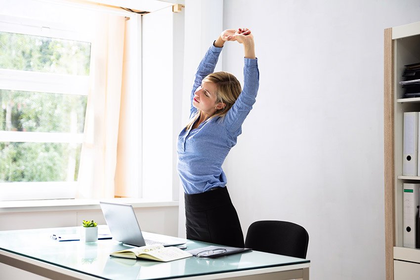 step away from the computer and take a stretch
