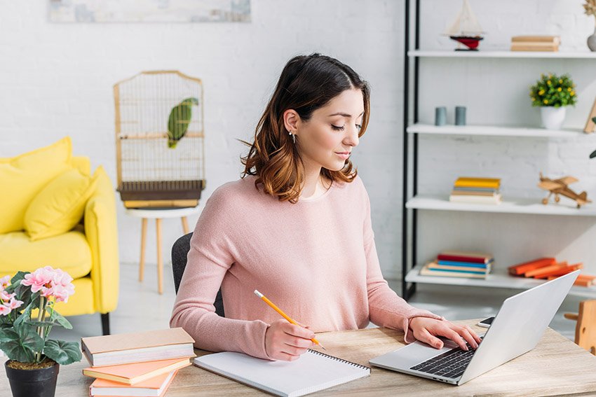 a home office declutter can help you improve productivity
